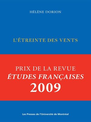 cover image of L'étreinte des vents
